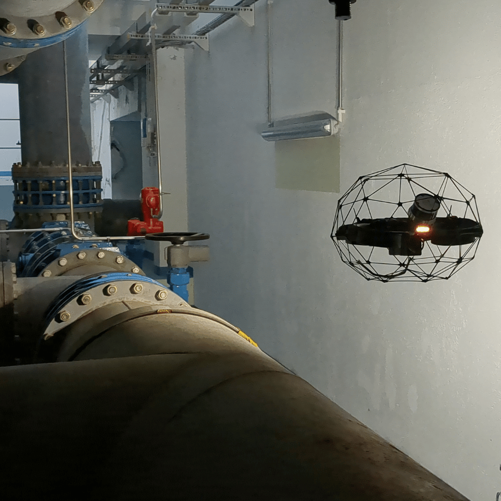 inspection outdoor de canalisation par drone