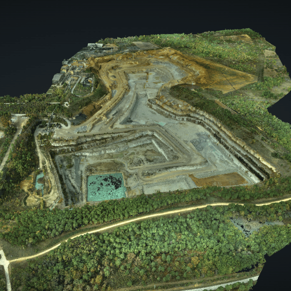 modélisation 3D mine