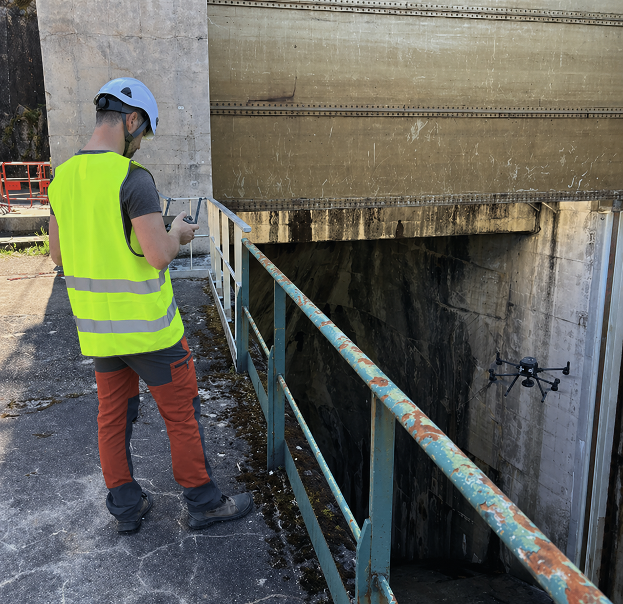 inspection indoor barrage drone