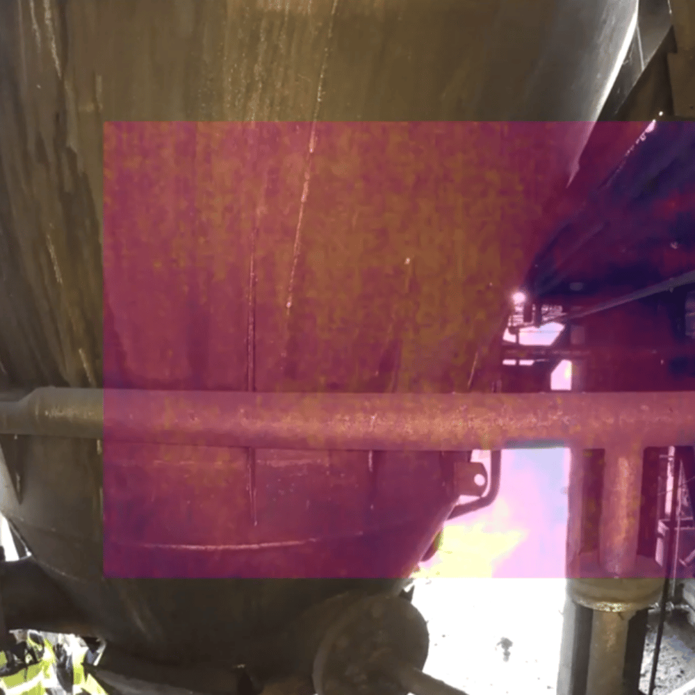 inspection thermographique de silo par drone