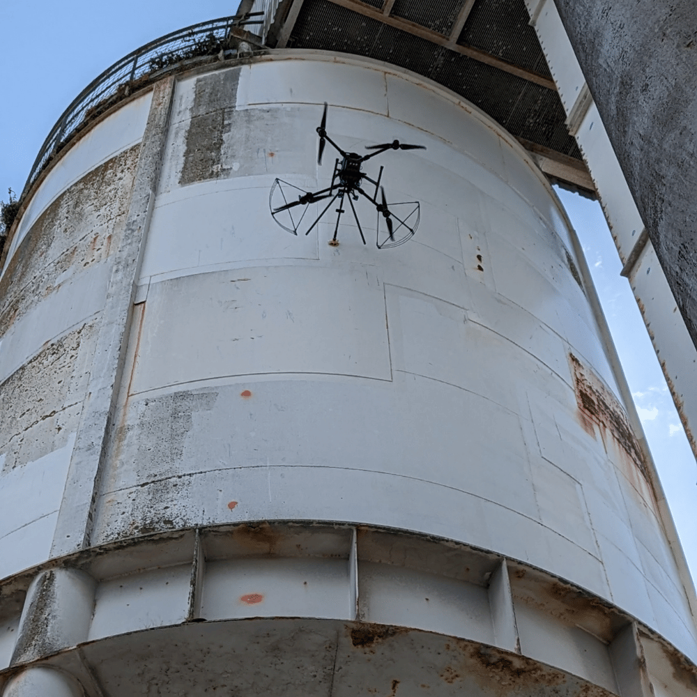 inspection silos par drone